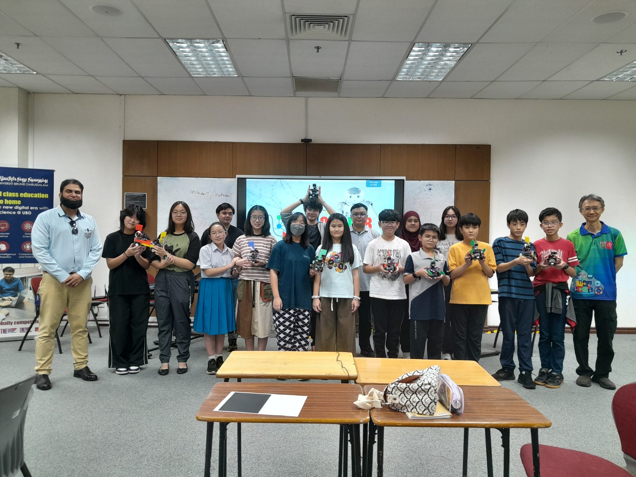 A taste of robot programming in UBD STEAM Festival 2025