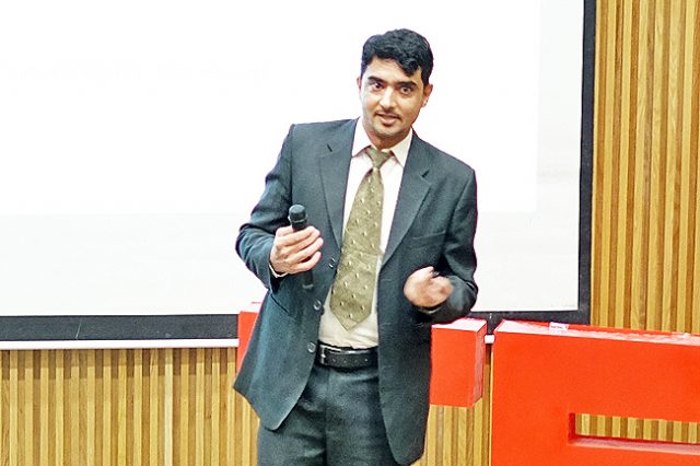 Bacha gave a TEDx talk at UTB