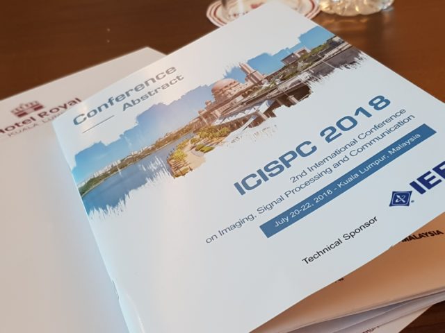 Bacha's paper presented in ICISPC 2018 at Kuala Lumpur