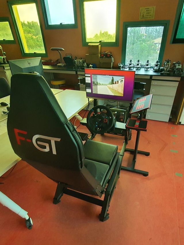 New addition to Robolab: F-GT racing simulator cockpit