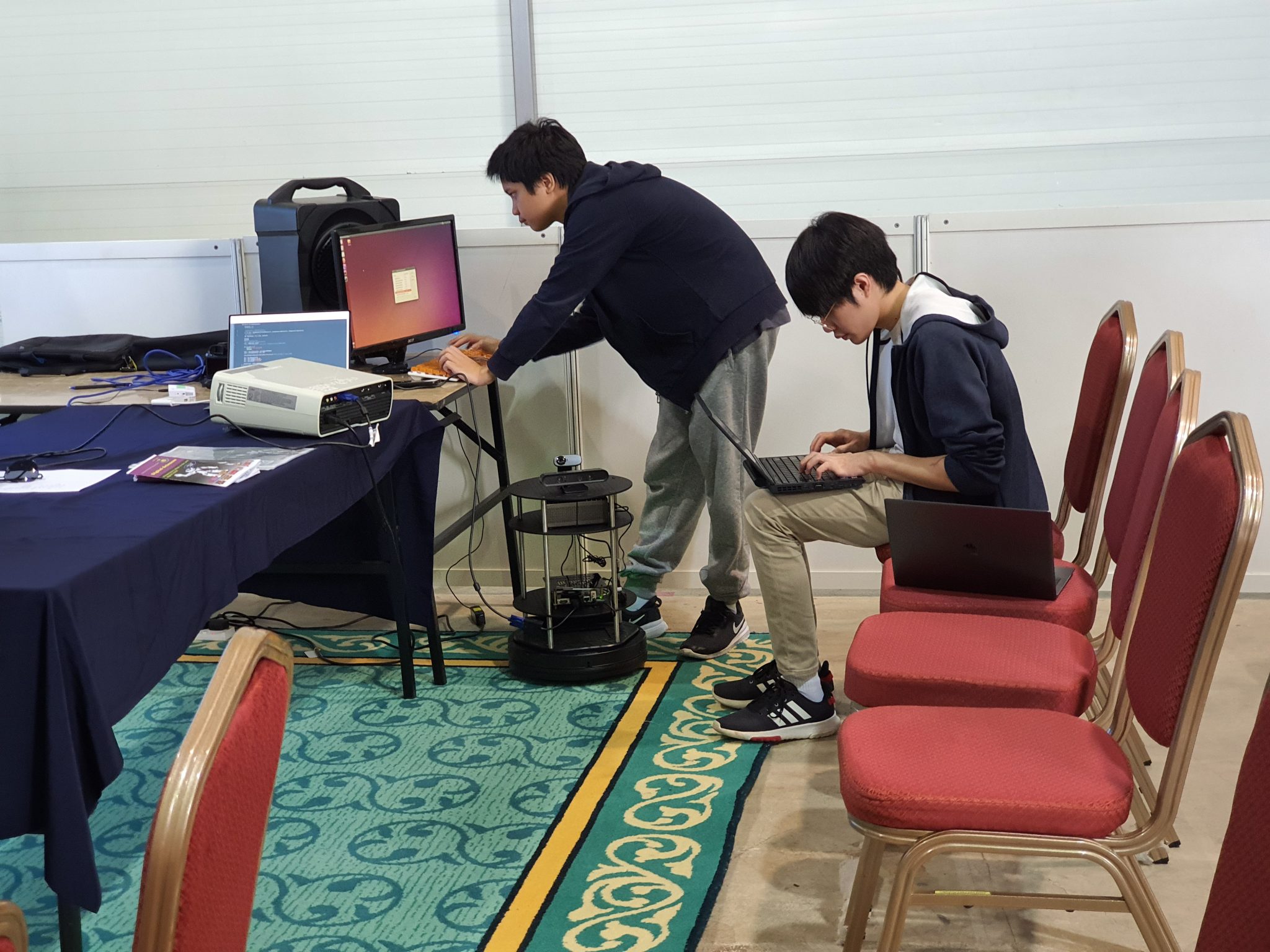 Promoting new digital science degree at the higher education expo