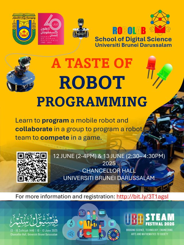 Robotics workshop at UBD STEAM Feastival 2025