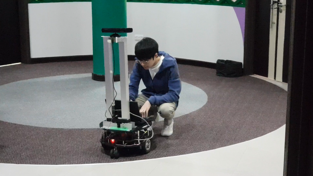 ROS based SLAM on our Eddie mobile robot