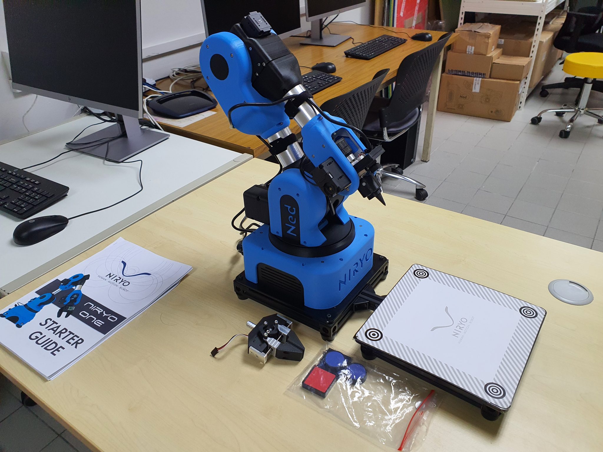 Upgraded the Raspberry Pi 4 firmware of Niryo NED 6-DoF robotic arm