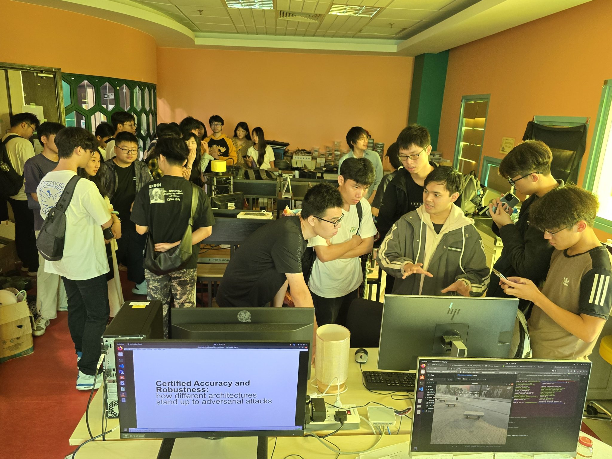 Visitors from Guilin University of Electronic Technology